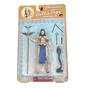 RARE NEW SEALED 2004 Dark Horse Deluxe 7" Bettie Page Cleopatra Action Figure